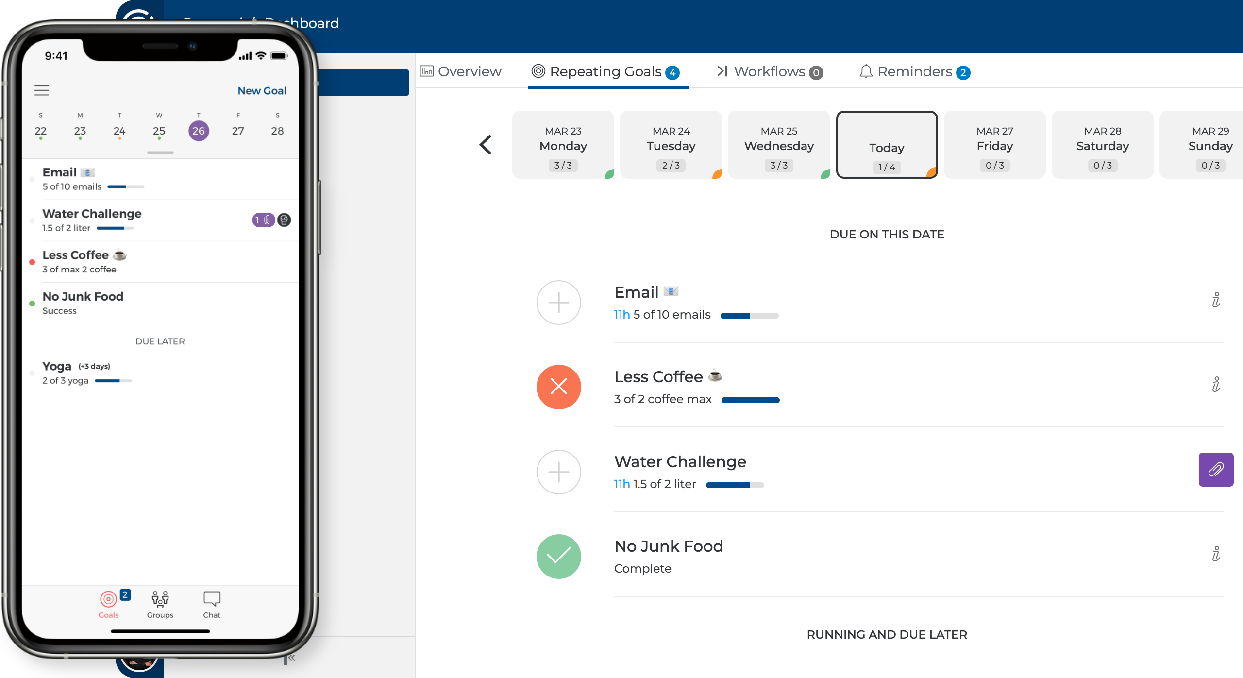 Record your Progress