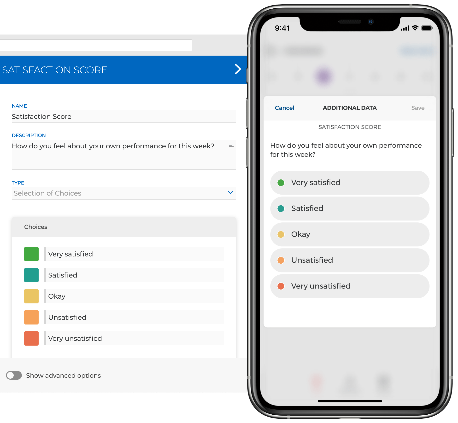 Goalify Professional Metric Feature