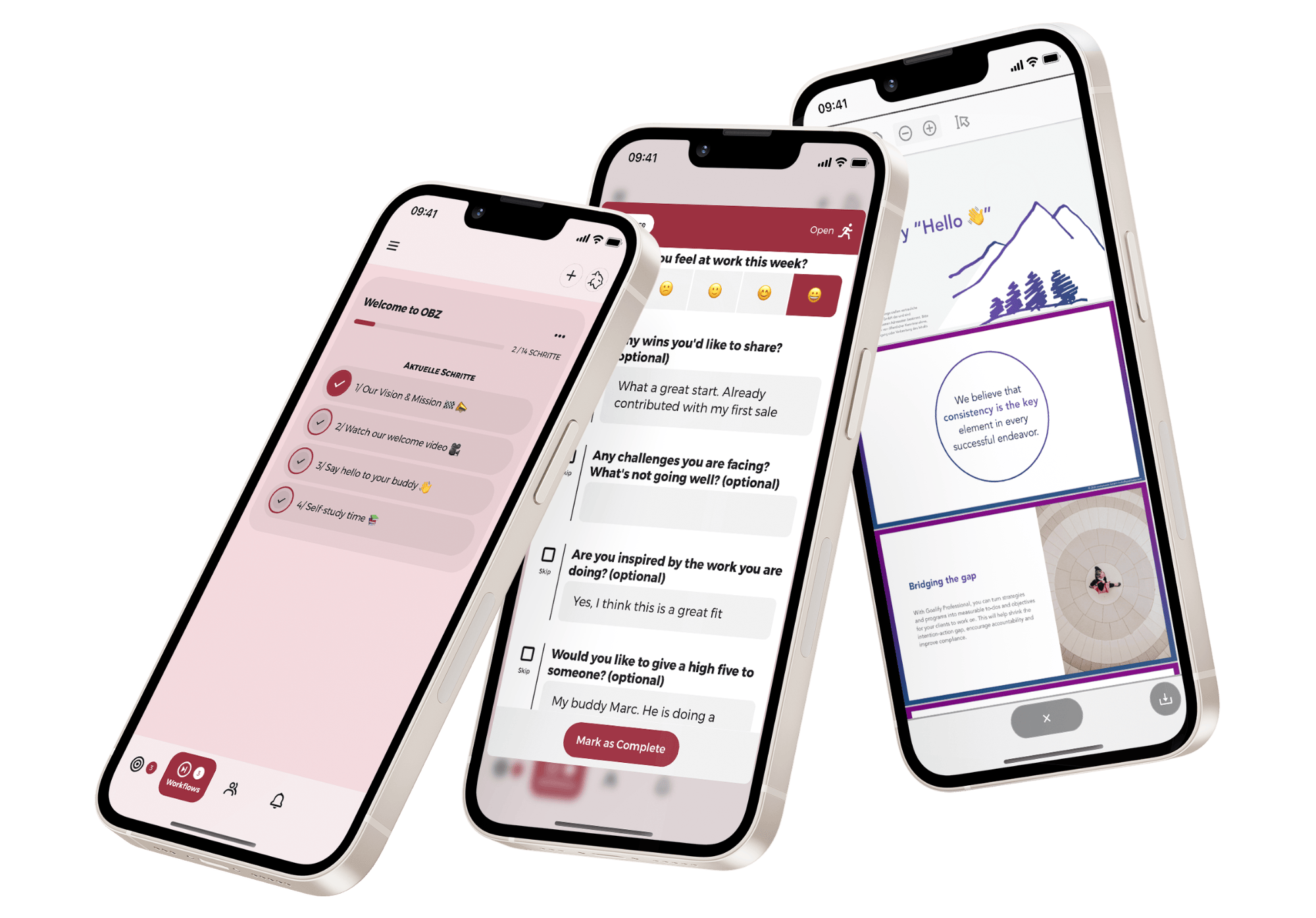 Make recording progress a breeze with Goalify mobile app.